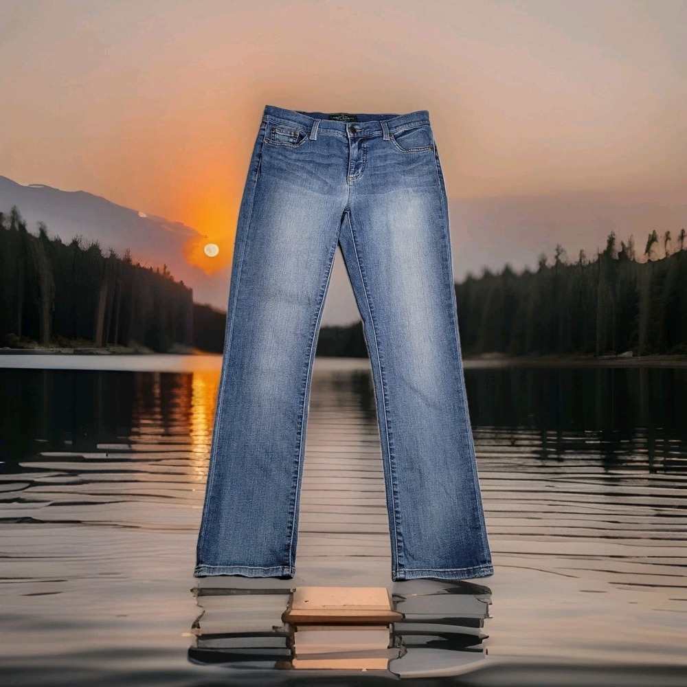 LRL Lauren Jeans Co.‎ Ralph Lauren Womens 4P 30x30 Mid Rise Straight Preppy